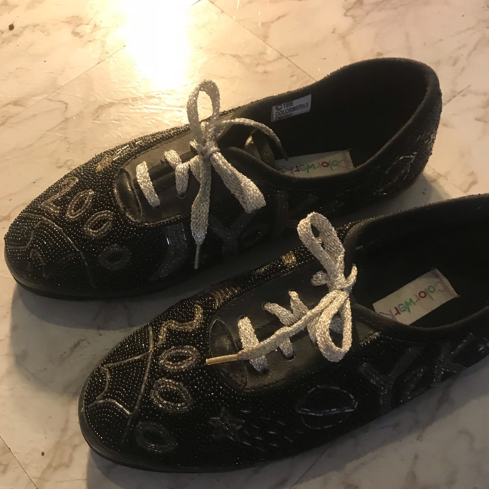 Whimsical Vintage New Year Shoes